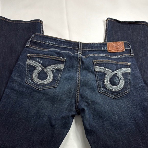 Big Star Blue Boot Cut Jeans with Embroidered Detail - Picture 8 of 8